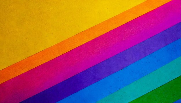 colorful notebook sheet of paper close up background rainbow colors
