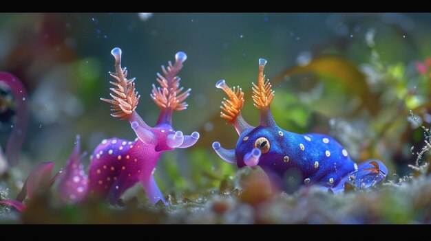 Colorful Nudibranch Sea Creatures