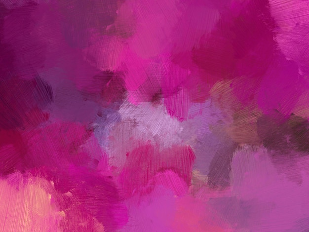 Colorful oil paint brush abstract background pink purple