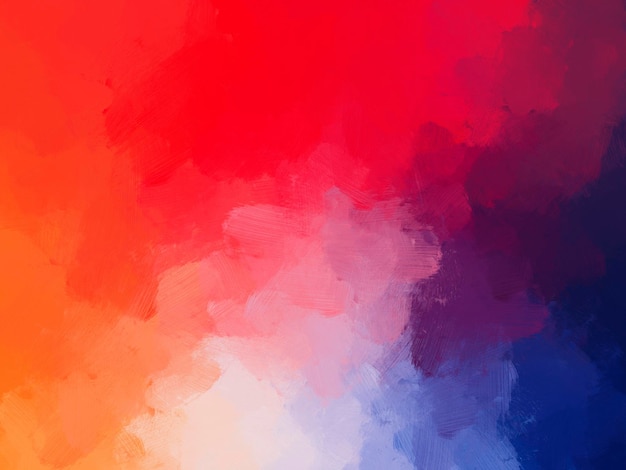 Colorful oil paint brush abstract background