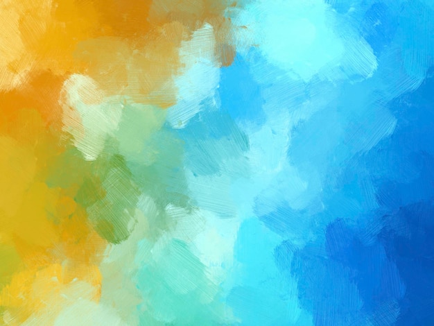 Colorful oil paint brush abstract background