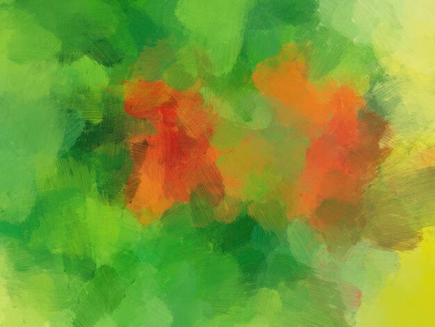 Colorful oil paint brush abstract background