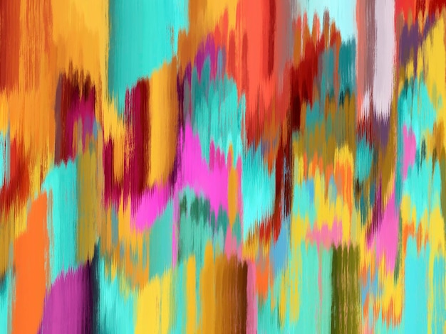 Colorful oil paint brush abstract backgroundx9