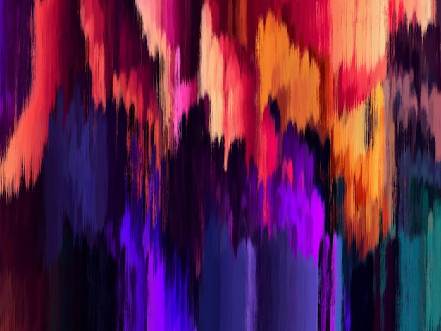 Colorful oil paint brush abstract backgroundx9