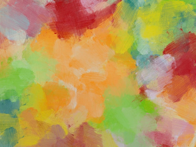 Colorful oil paint brush abstract backgroundx9
