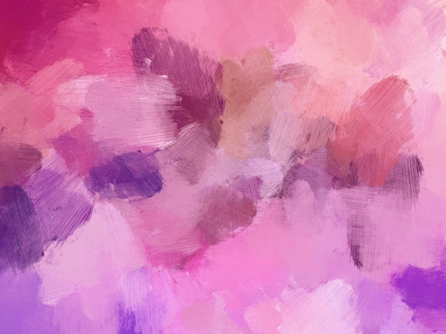 Colorful oil paint brush background