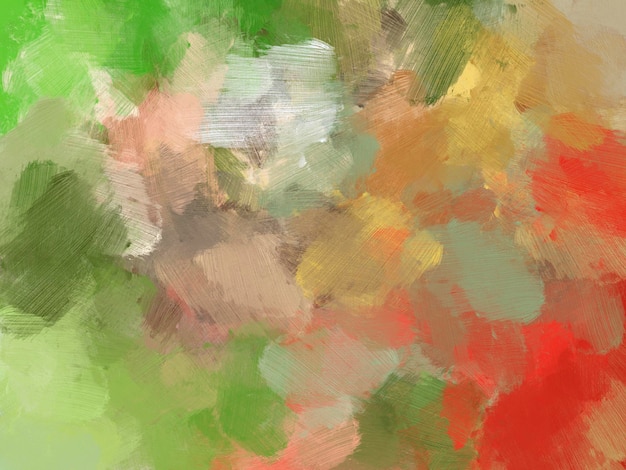 Colorful oil paint brush background