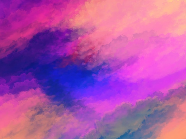 Colorful oil paint cloud brush abstract background pink