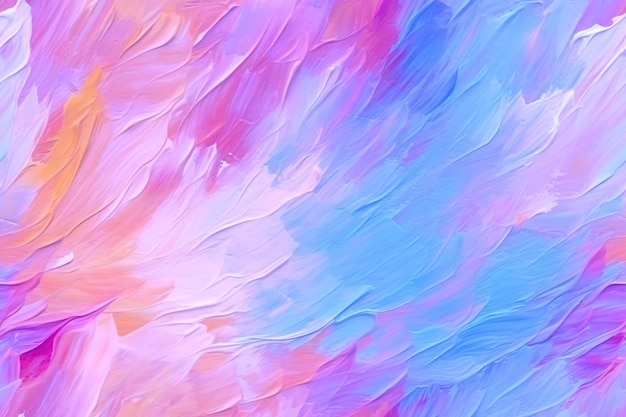 Colorful Oil Paint Seamless Pattern Ai generative