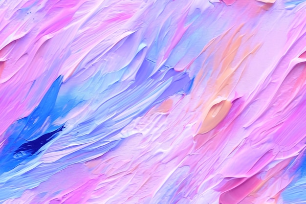 Colorful Oil Paint Seamless Pattern Ai generative