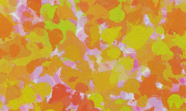 Colorful orange pink and yellow watercolor paint background design