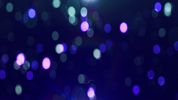 Colorful orbs blurred background Bokeh