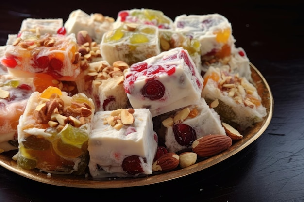 Colorful oriental sweets