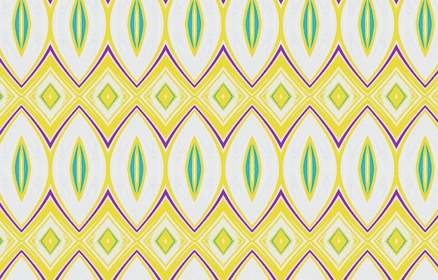 Colorful ornament for textile design and backgrounds Abstract striped color textured geometric