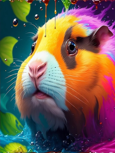 Colorful Paint Animals