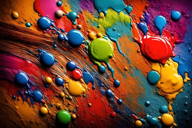 Colorful paint background