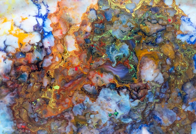 Colorful Paint Mixture