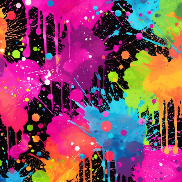 Colorful paint splash background