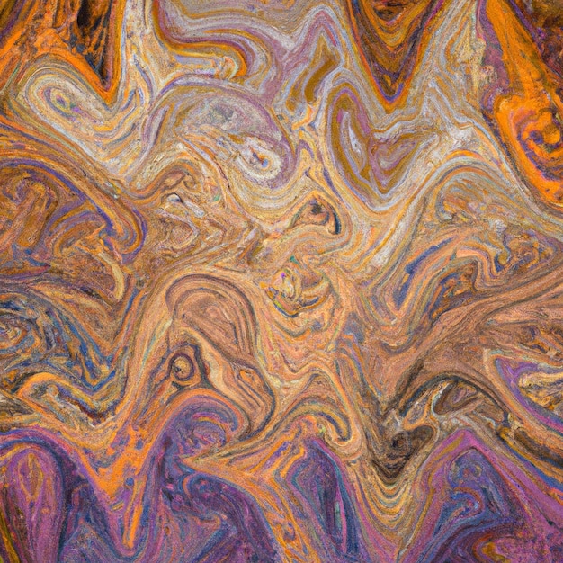 A colorful painting with the word marble on it