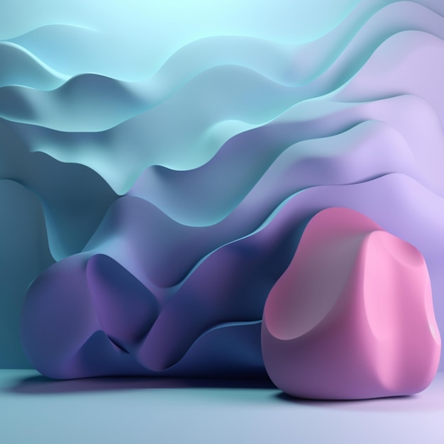 A colorful paper background Generative Ai