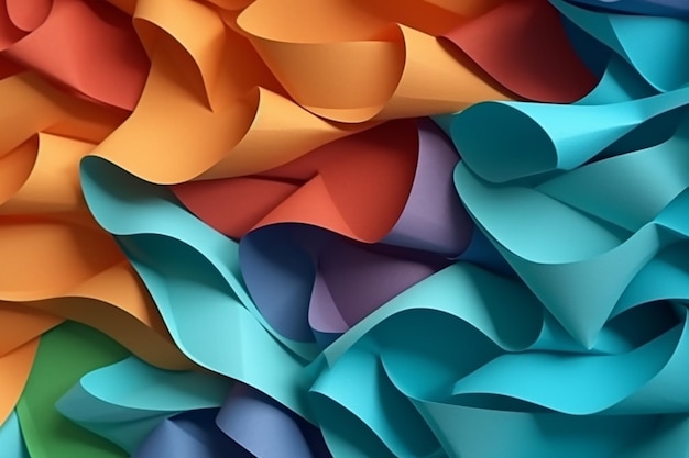 Colorful paper