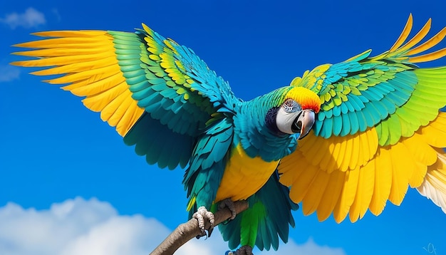 colorful parrot