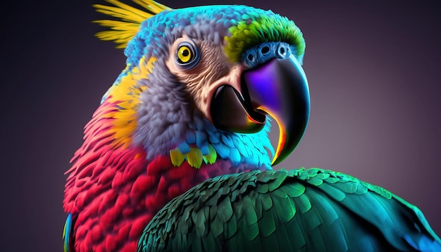 colorful parrot