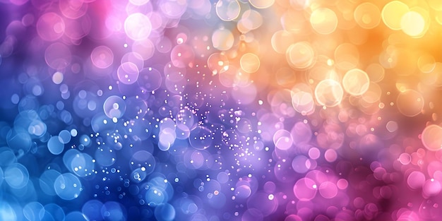 Photo colorful pastel bokeh background in shades of purple blue yellow white and pink concept bokeh photography colorful backgrounds pastel colors purple blue yellow white pink