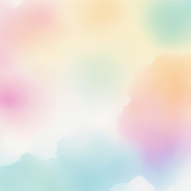 Photo colorful pastel watercolor digital paper background