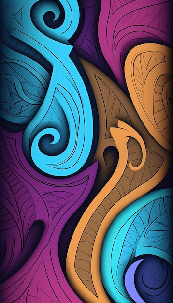 colorful patter 3d background