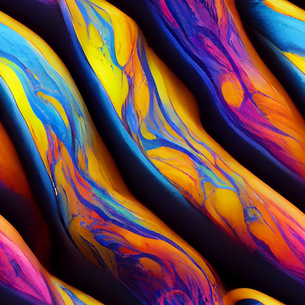 A colorful pattern of legs with the colors of the rainbow