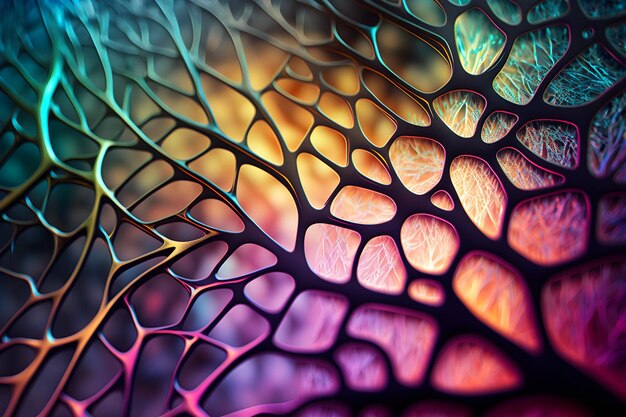 A colorful pattern of a snake