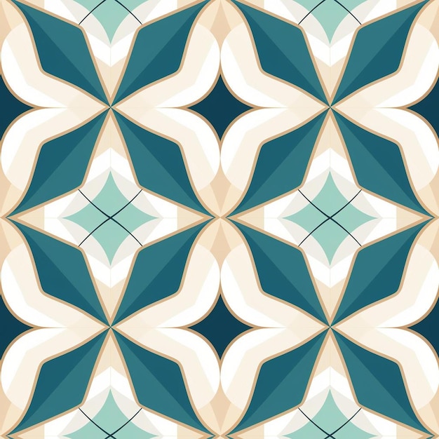 A colorful pattern with the image of a set of squares.