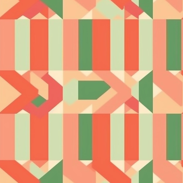 A colorful pattern with the letter m on it