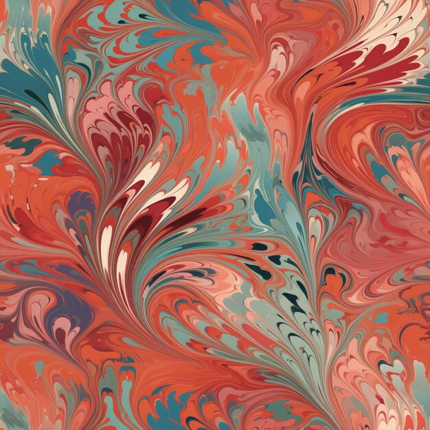 A colorful pattern with swirls and colors.