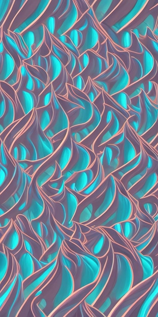 A colorful pattern with swirls and lines that are like waves