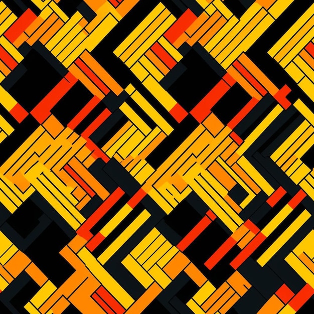 A colorful pattern with the word " x " in yellow on a black background.