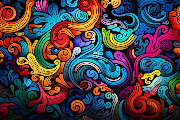 A colorful pattern