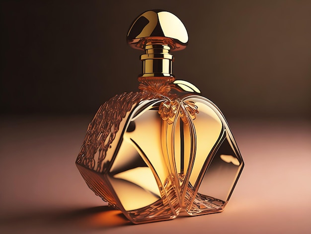 Colorful Perfume bottle with perfume Generative Ai