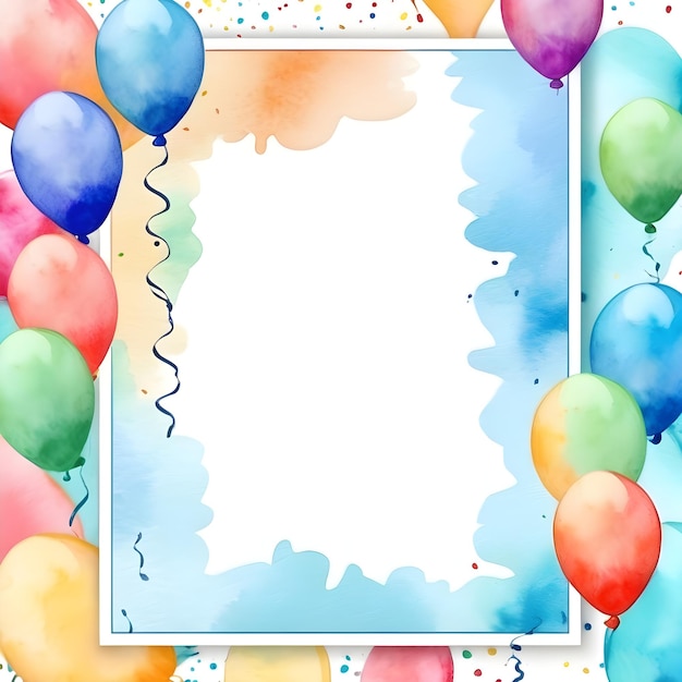 a colorful picture of balloons with the words happy birthday on it