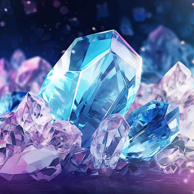 A colorful picture of a bunch of diamonds with the word diamond on it