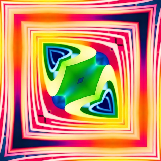 A colorful picture of a green, blue, and red background.