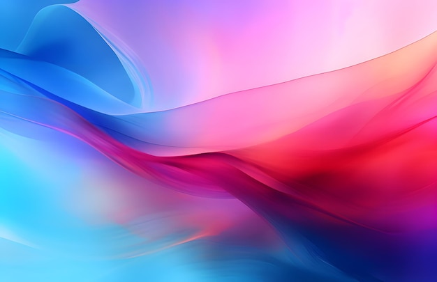 a colorful picture of a red and blue colored liquid