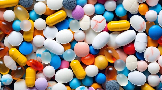 Colorful pills background colored drugs background pills and drug wallpaper drugs banner