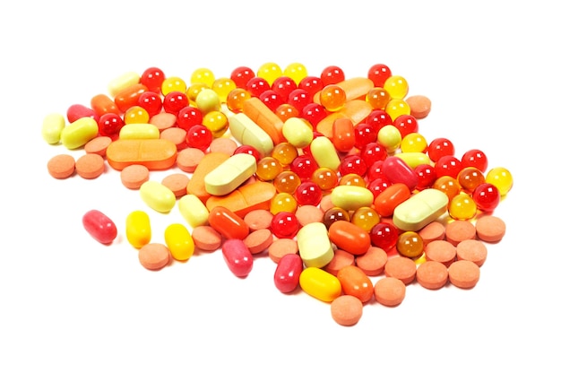 Colorful pills