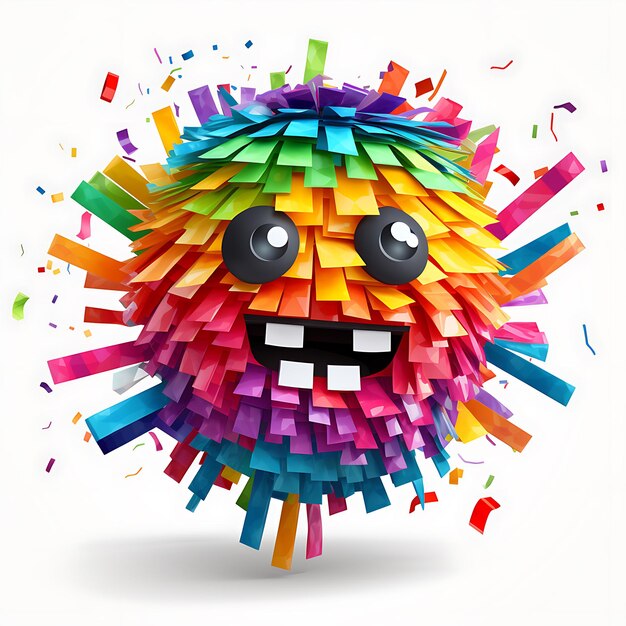 Photo colorful pinata clipart