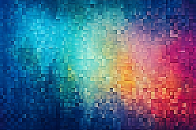 Photo colorful pixel abstract background