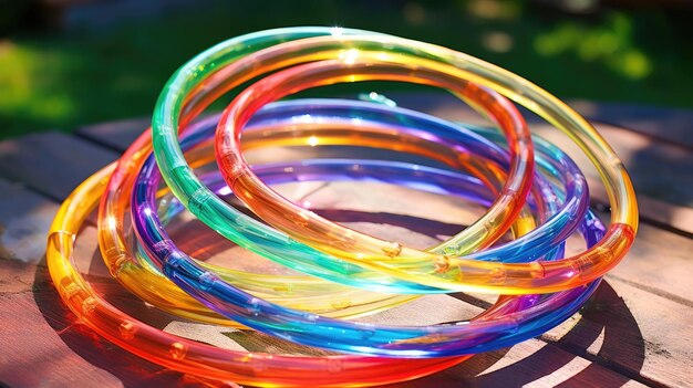 Colorful Plastic Hula Hoop