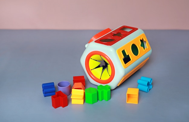 Colorful plastic toys for kids