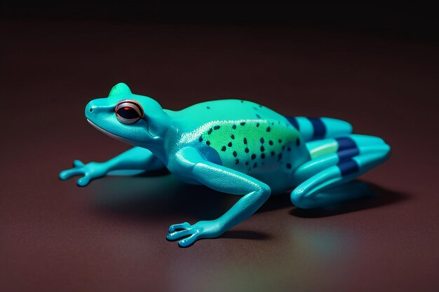 Colorful poison dart frog very dangerous wildlife frog wallpaper background photography